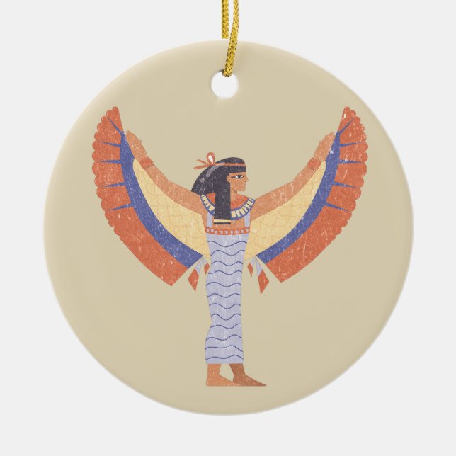 Cleopatra. Ceramic Tree Decoration (Front)