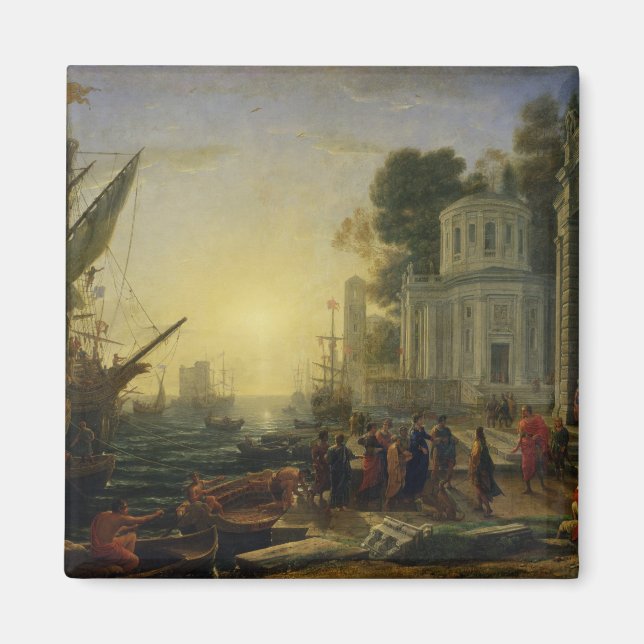 Cleopatra Disembarking at Tarsus, 1642 Magnet (Front)