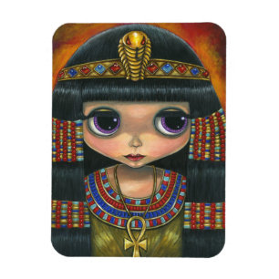 Cleopatra Doll Magnet Snake Headdress Cute