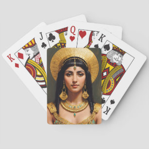 Cleopatra Egyptian Queen Pharaoh Art Playing Cards