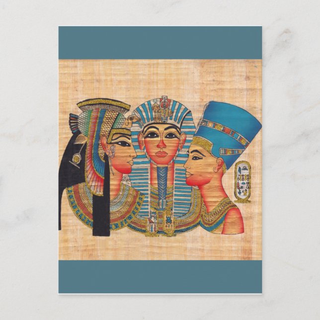 CLEOPATRA Egyptian Queen Vintage Style Artwork Postcard (Front)