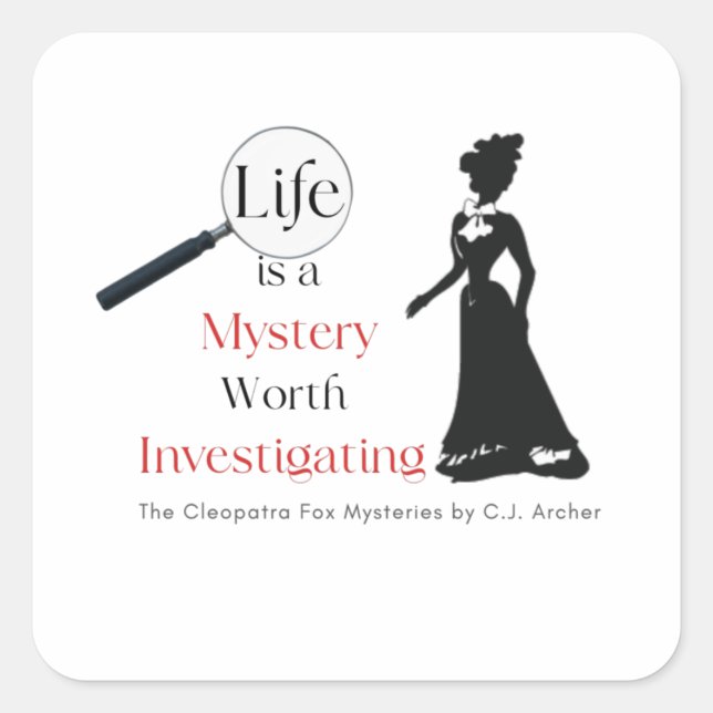 Cleopatra Fox Mysteries sticker (Front)
