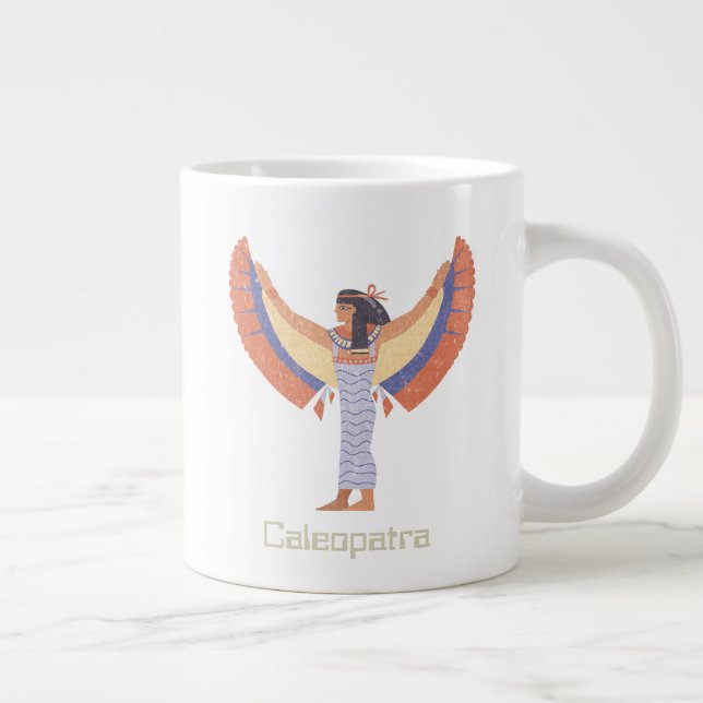Cleopatra. Large Coffee Mug (Right)