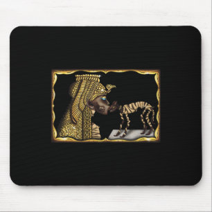 Cleopatra Mummy Funny Halloween Costumes Men Women Mouse Mat