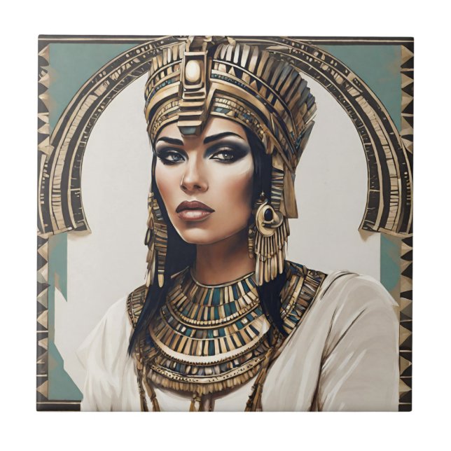 Cleopatra - Queen of Egypt  Tile (Front)