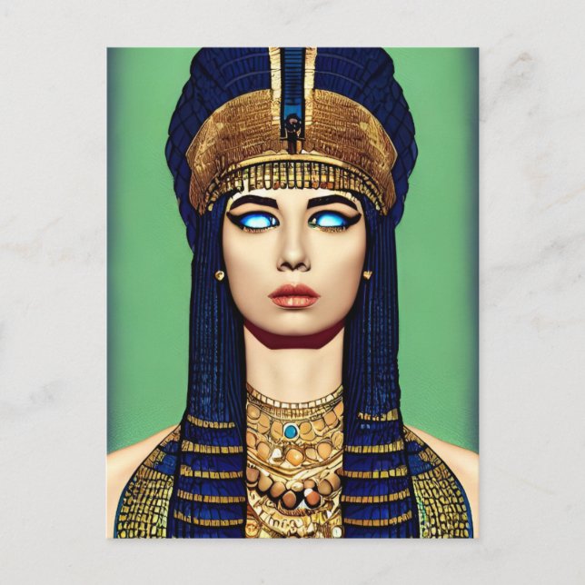 Cleopatra "Queen of Kings" Postcard (Front)