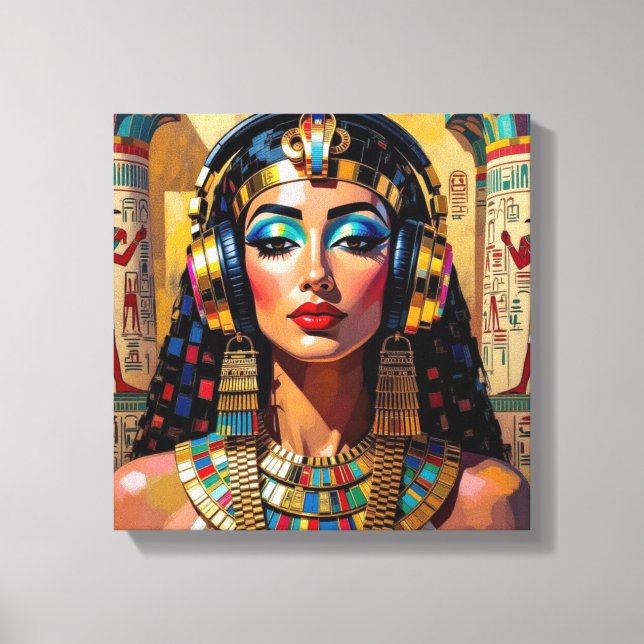 CLEOPATRA QUEEN OF THE NILE 4 CANVAS PRINT (Front)