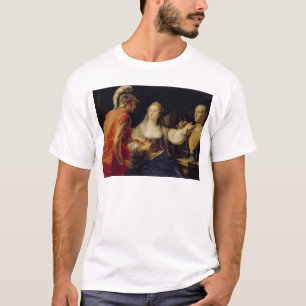 Cleopatra showing Octavius the bust of Julius T-Shirt