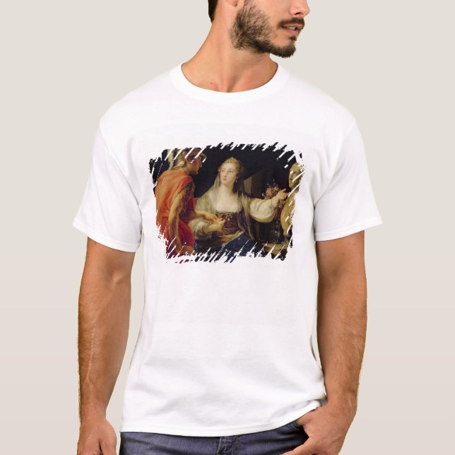 Cleopatra showing Octavius the bust of Julius T-Shirt (Front)