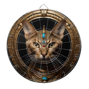 Cleopatra The Gold Egyptian Cat, Dartboard
