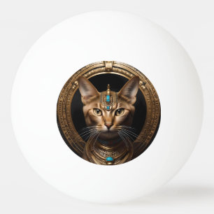 Cleopatra The Gold Egyptian Cat, Ping Pong Ball