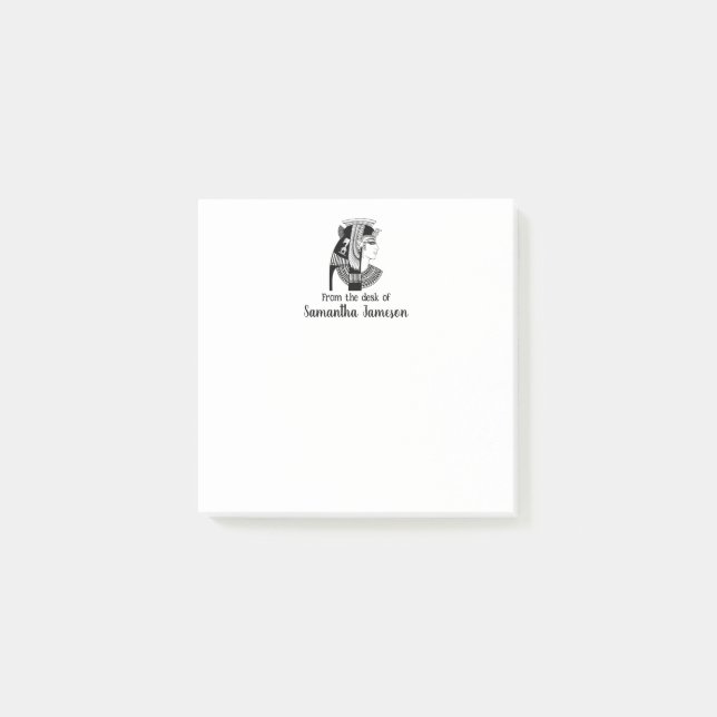 Cleopatra vintage illustration post-it notes (Front)