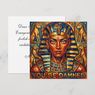 Cleopatra's Curse Thank You Card