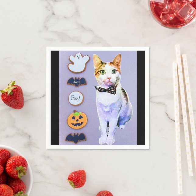 Cleopatra's Halloween Cookies Napkin (Insitu)