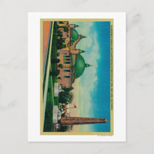 Cleopatra's Needle and Planetarium in Postcard