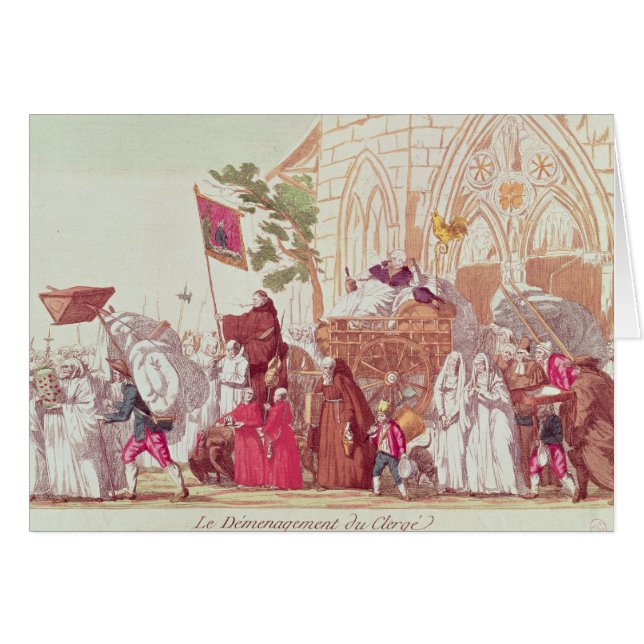 Clergy Leaving the Church after the Sale (Front Horizontal)