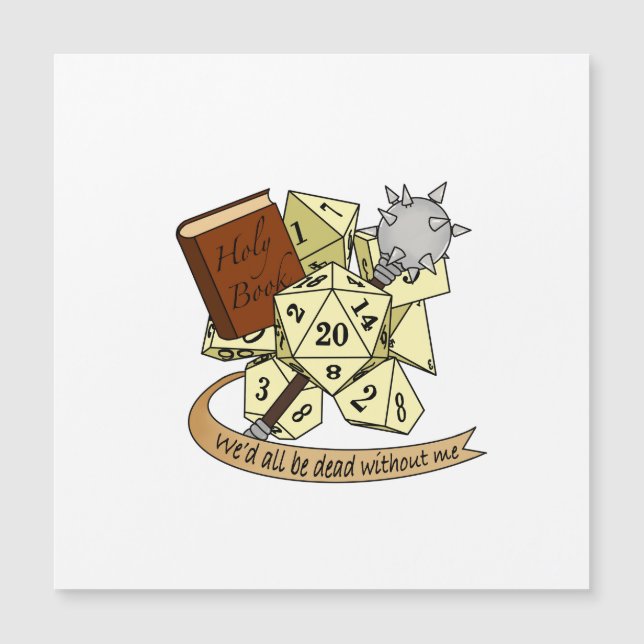 Cleric Dice Design (Front)