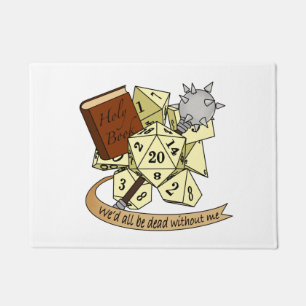 Cleric Dice Design Doormat
