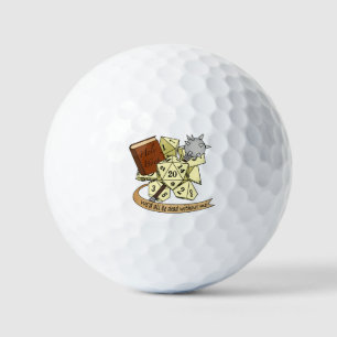 Cleric Dice Design Golf Balls