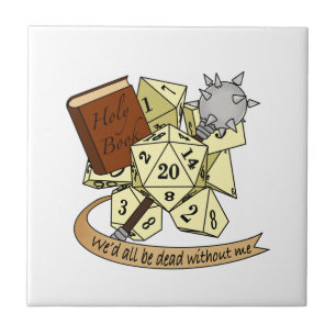 Cleric Dice Design Tile