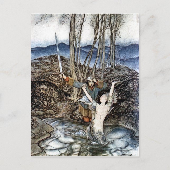 Clerk Colvill and the Mermaid Postcard (Front)