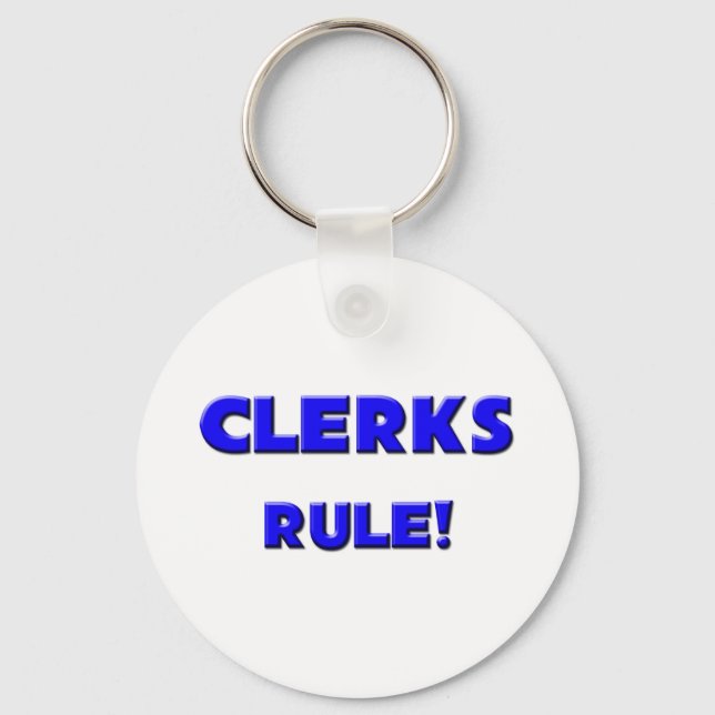 Clerks Rule! Key Ring (Front)