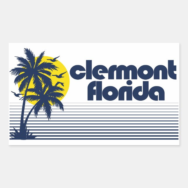 Clermont Florida Rectangular Sticker (Front)