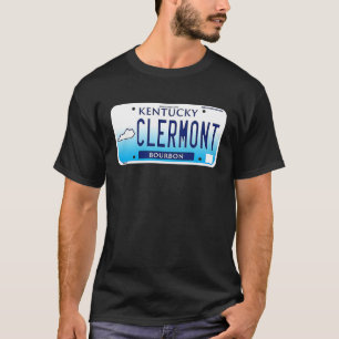 Clermont Kentucky Bourbon Trail Whiskey License Pl T-Shirt