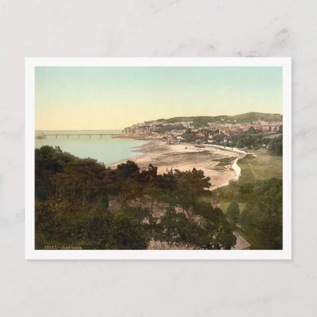 Clevedon, Somerset, England Postcard (Front)