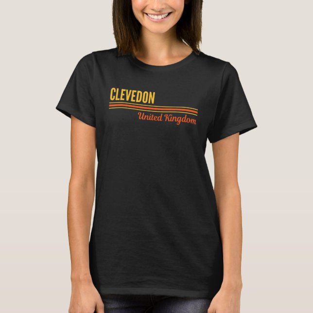 Clevedon United Kingdom T-Shirt (Front)