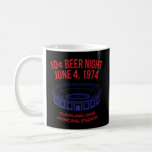 Cleveland Baseball 10 Cent Beer Night Coffee Mug