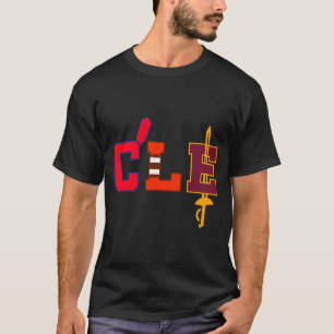 Cleveland Baseball Bats Vintage Ohio Artwork T-Shirt