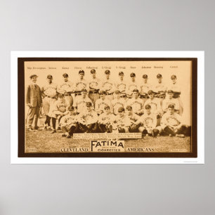 Cleveland Baseball Team 1913 Poster