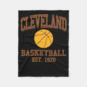 Cleveland Basketball Fleece Blanket