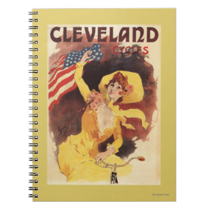 Cleveland Bicycles American Girl in Yellow Notebook