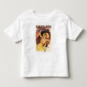 Cleveland Bicycles American Girl in Yellow Toddler T-Shirt