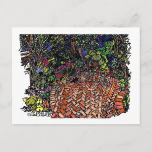 Cleveland Botanical Garden Colour Postcard