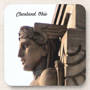 Cleveland Bridge Art Deco Cork Coaster
