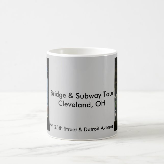 Cleveland Bridge & Subway tour Coffee Mug (Center)