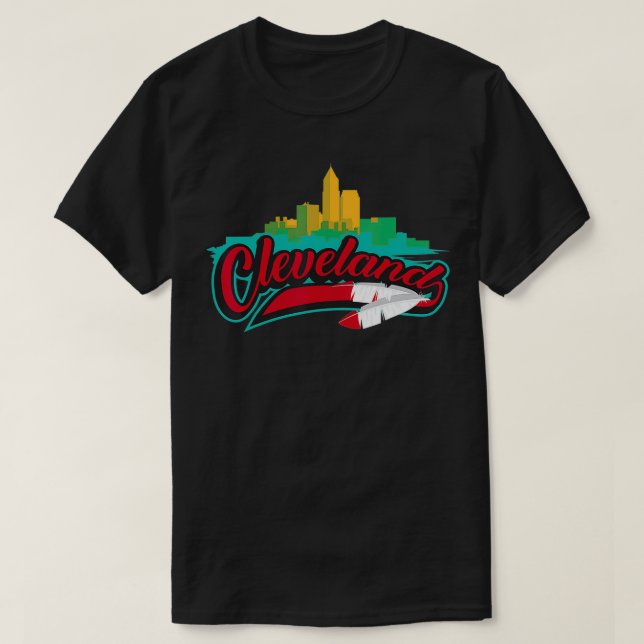 Cleveland  Cute Unique Native Ohio s Gift  T-Shirt (Design Front)