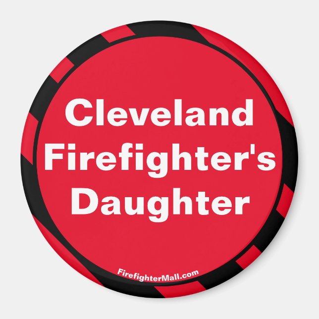 Cleveland Firefighter's Daughter magnet (Front)