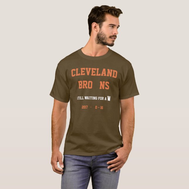 Cleveland Football Dark T-Shirt (Front Full)