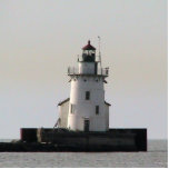 Cleveland Harbour Lighthouse Photo Sculpture<br><div class="desc">Fans of nautical history,  Cleveland,  Lake Erie or just those who want a lighthouse to guide them in the office through a fog of paperwork,  this original photo becomes a photo sculpture for a great conversation starter !</div>