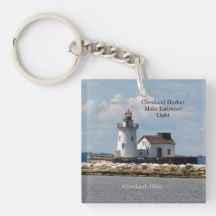 Cleveland Harbour Main Entrance Light key chain