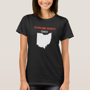 CLEVELAND HEIGHTS Ohio USA State America Travel Oh T-Shirt