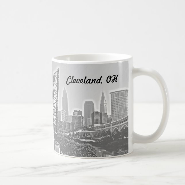 Cleveland Impressions B&W Mug (Right)