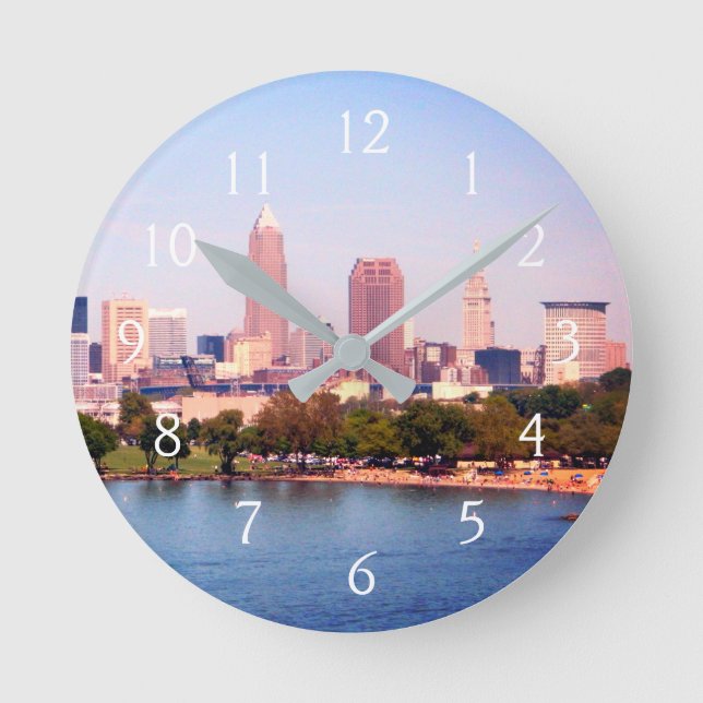 Cleveland Lakeview Round Clock (Front)