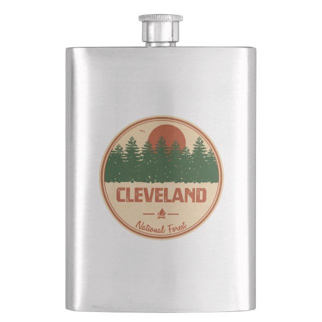 Cleveland National Forest Hip Flask (Front)