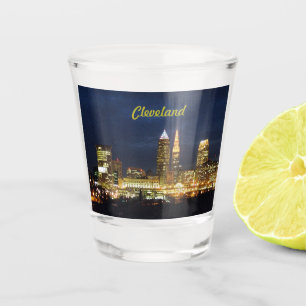 Cleveland Night Lights Shot Glass