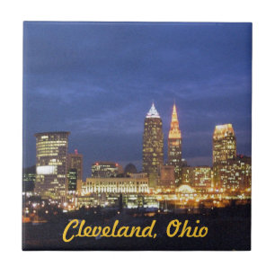 Cleveland Night Lights Tile